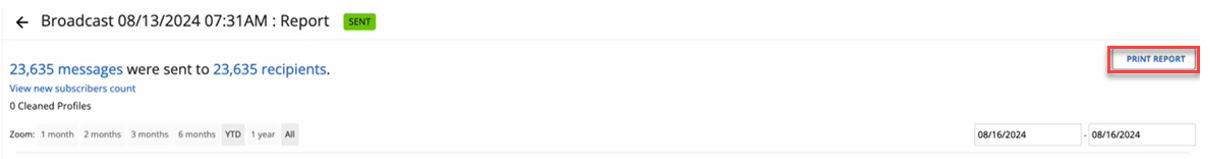 print broadcast report